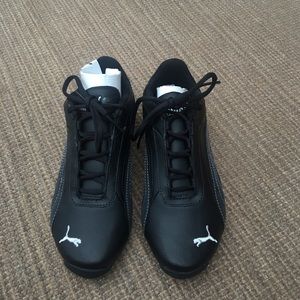 puma black sneakers (kids)